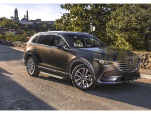 Пороги алюминиевые Rival Silver New для Mazda CX-9 № F193AL.3803.2
